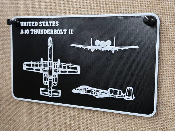 A-10 Design Plaque