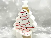 Support sapin de Noël pour flacon de savon moussant — photo 2
