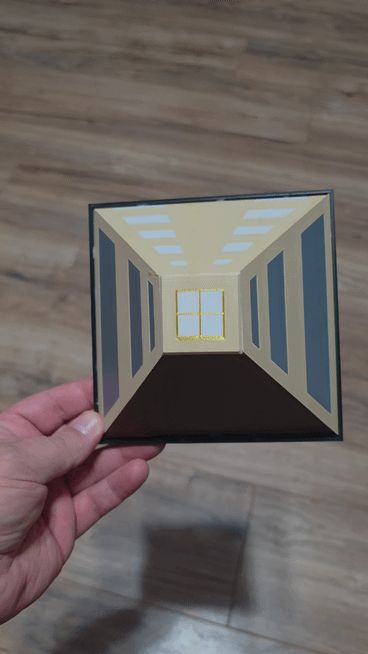 Reverse Perspective Hallway – Watch it Follow You!