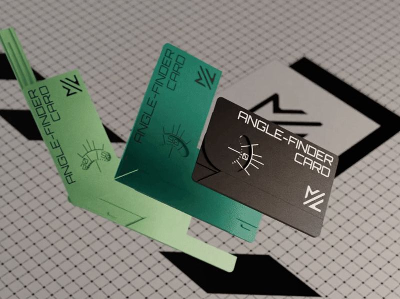 Angle-finder card // SmartDeck collection