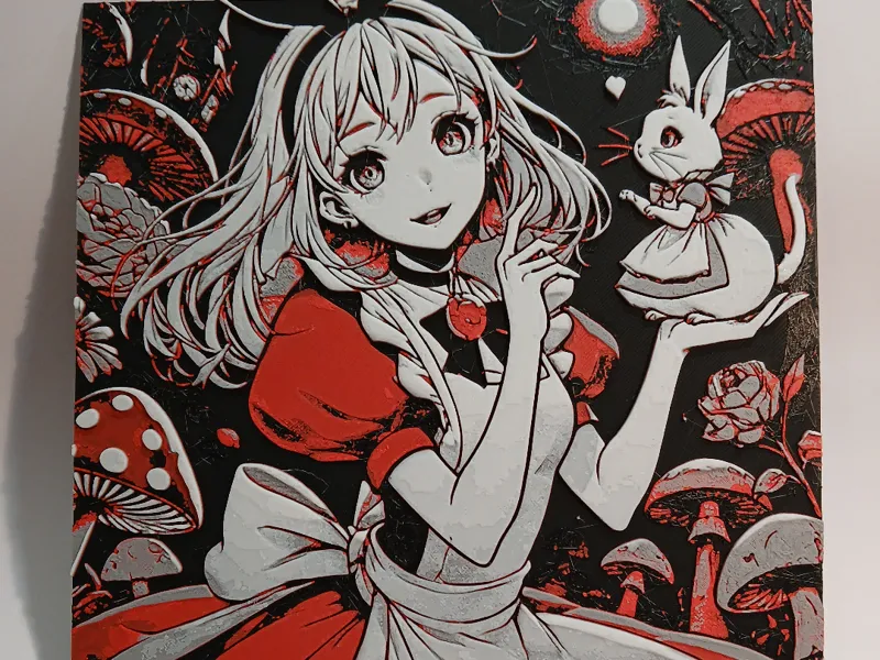 Alice in Wonderland - 4 Color HueForge