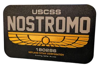Nostromo Deck Sign