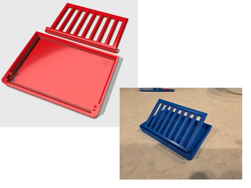 Cleaning tool drip tray
