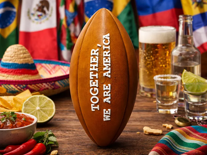 Together We Are America Bad Bunny Football