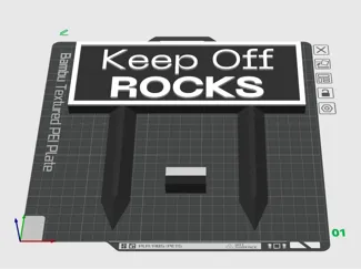 Keep Off - Rocks
