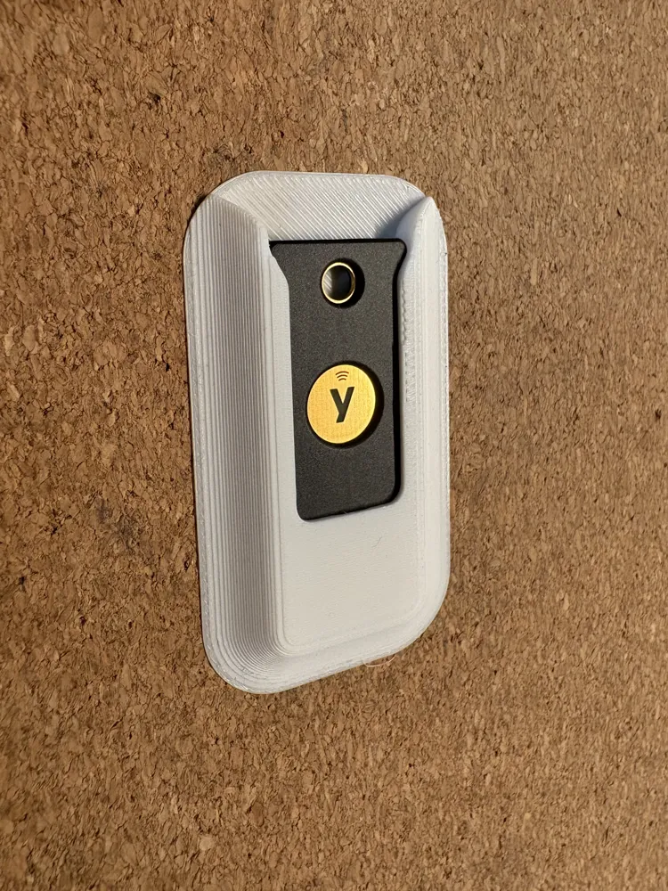 Yubikey holder - Free 3D Print Model - MakerWorld