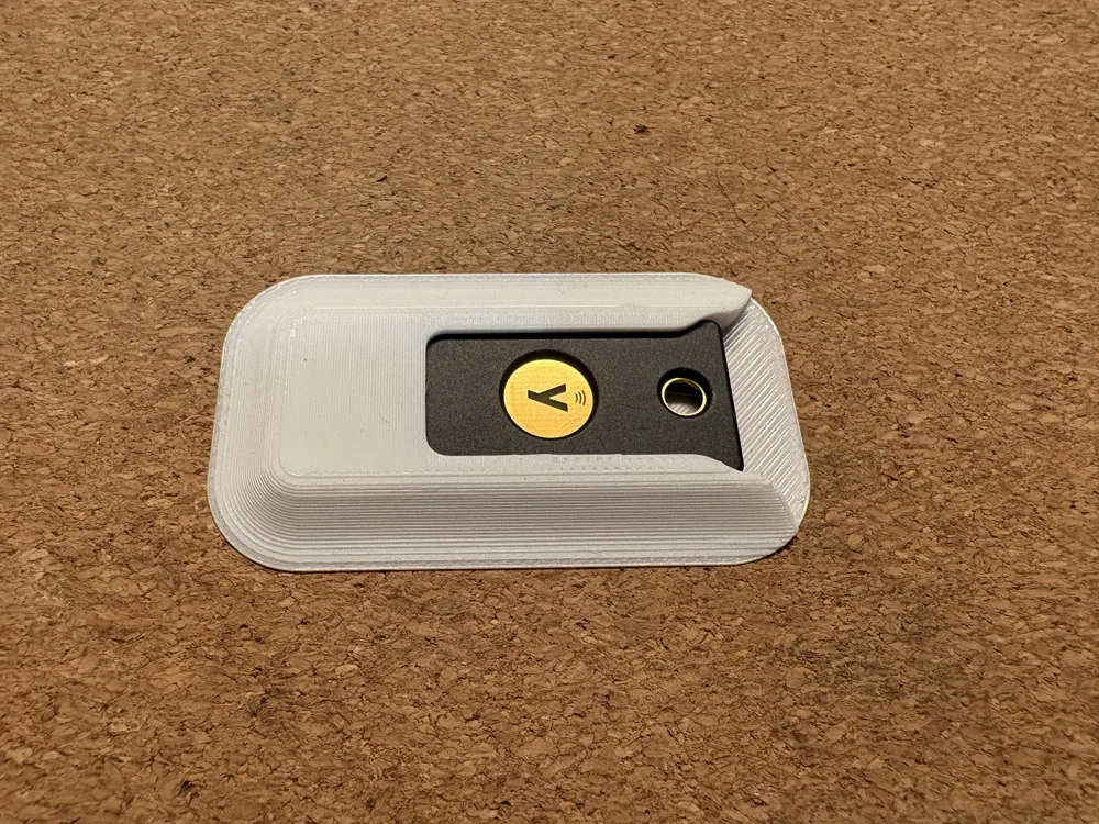 Yubikey holder - Free 3D Print Model - MakerWorld