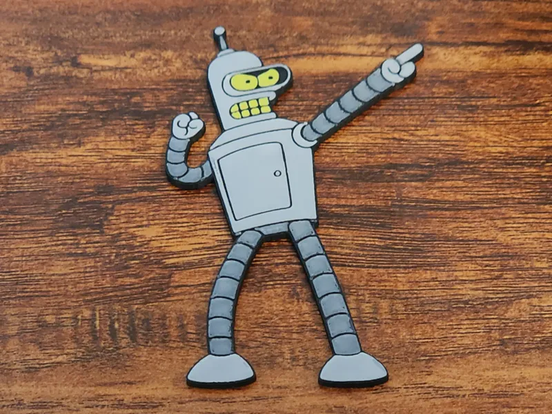 Bender Cutout (Magnet) (HueForge)