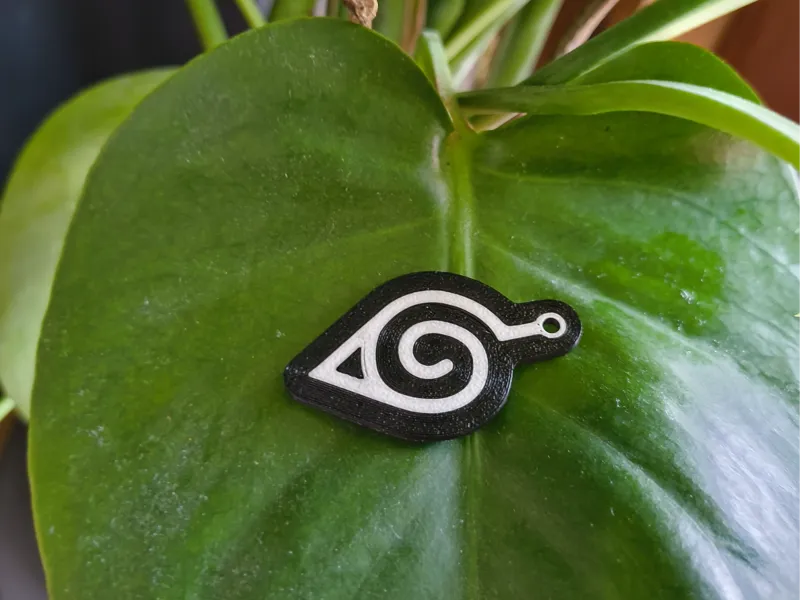 Naruto Leaf Clan Keychain