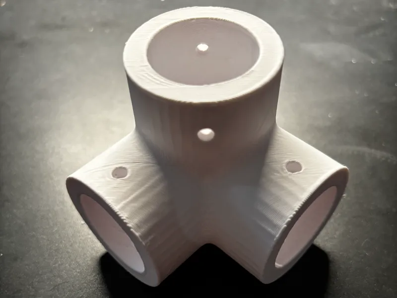 3 Way, 1 Inch ID, 90 deg, Elbow