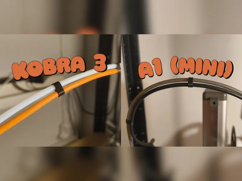 Cable/PFTE clip for A1 (mini) or Kobra 3
