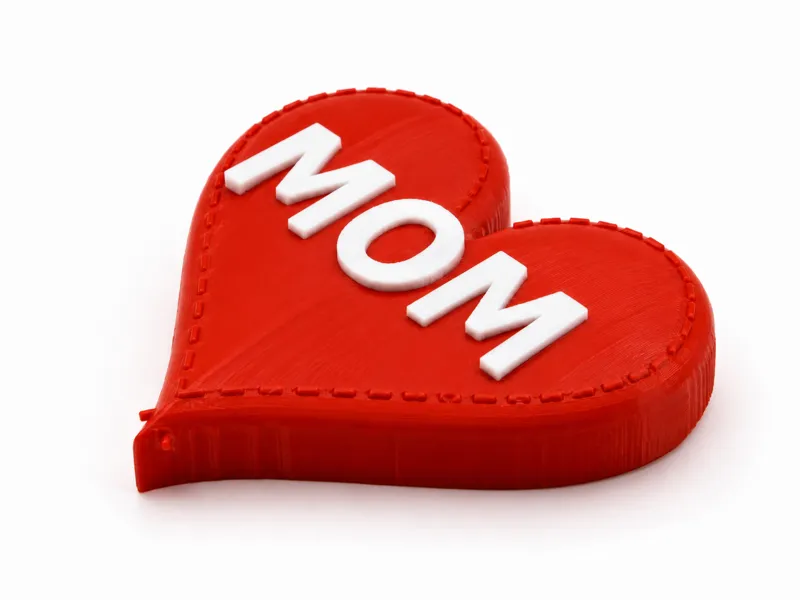 Stitched MOM Heart