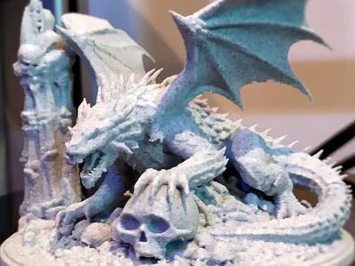 Death Dragon – Ruins Base (Marble PLA)