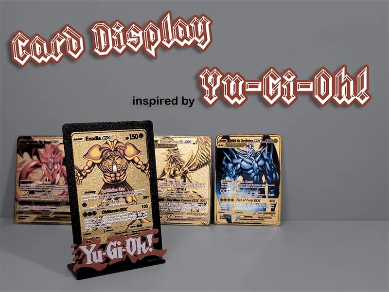 Card display compatible with Yu-Gi-Oh! cards