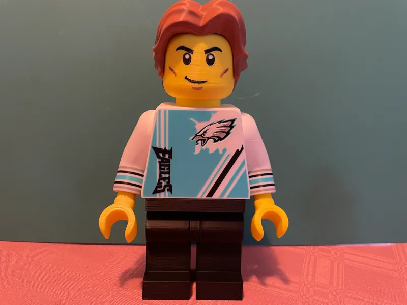 NFL Philadelphia Eagles Fan Big Brick Figure (6:1)
