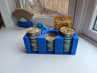 Can Cat Food Holder
