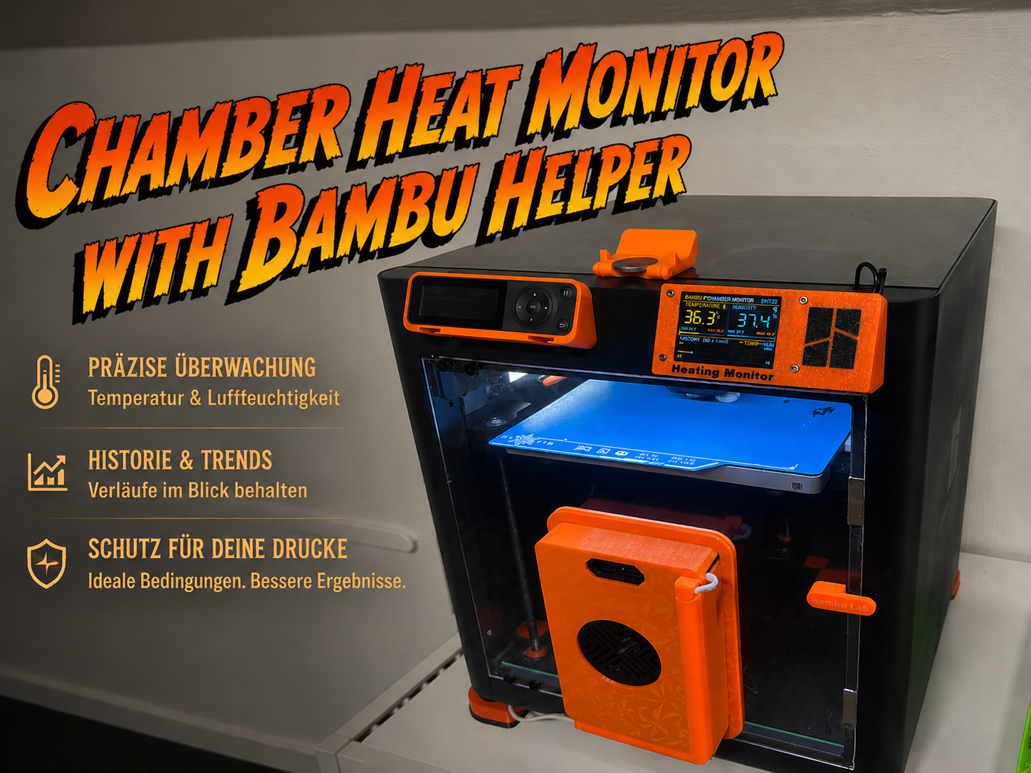 Bambu Helper Chamber Monitor for P1S