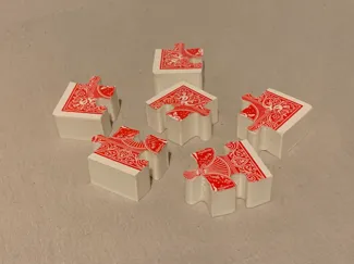 Jigsaw playing card deck for bicycle playing cards