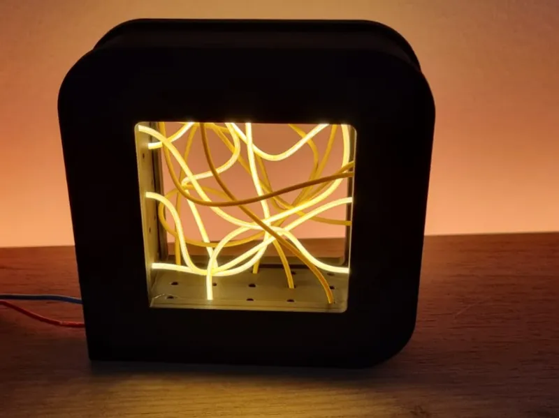 Mini Desk Spaghetti Lamp