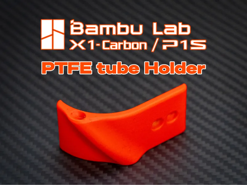 Minimalistic PTFE tube holder for X1C - P1S
