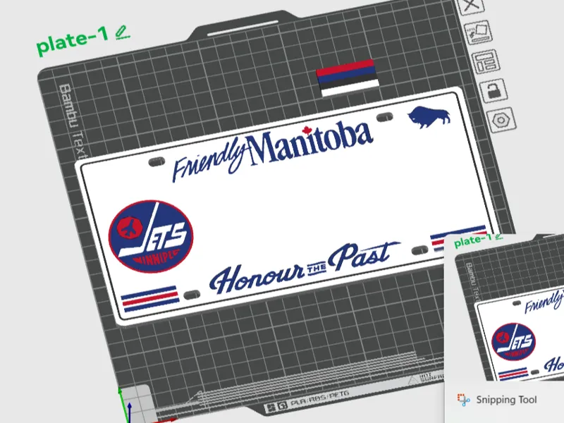Personalized Jets Heritage Classic License plate
