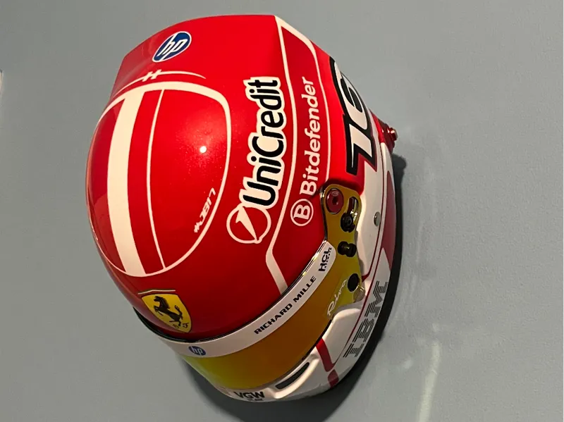 F1 1:2 Scale Mini Helmet Wall Mount