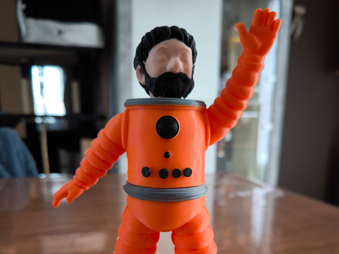 Miniatura 1 do modelo 3D capitaine haddock lune