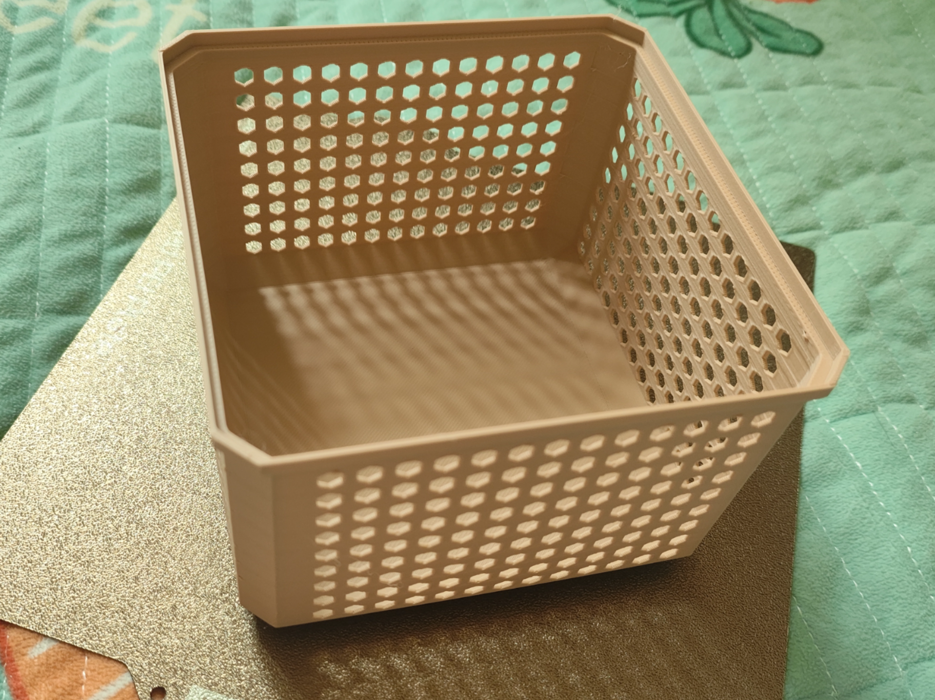 Miniatura 2 do modelo 3D 省料镂空收纳盒
