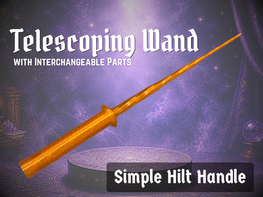 Extendable magic wand/sword - Simple Smooth Handle
