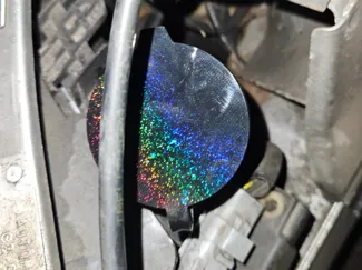Peugeot 206 SW wiper fluid cover