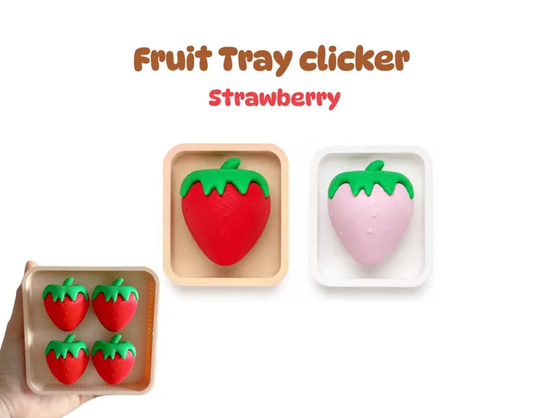 Strawberry Tray Clicker