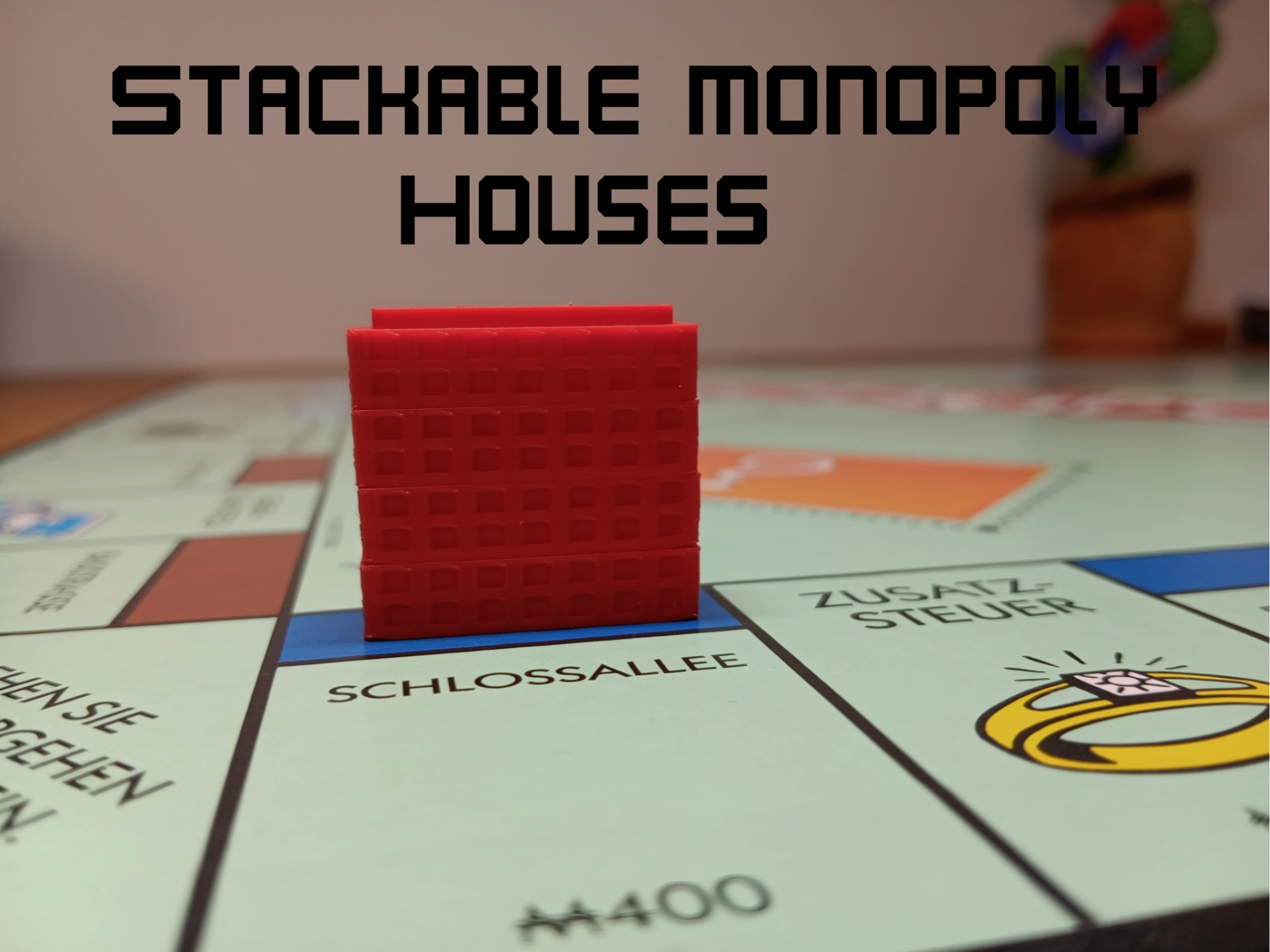 Monopoly House Stackable