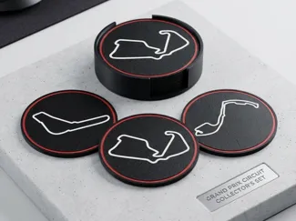 Formula 1 Track Coasters & Holder