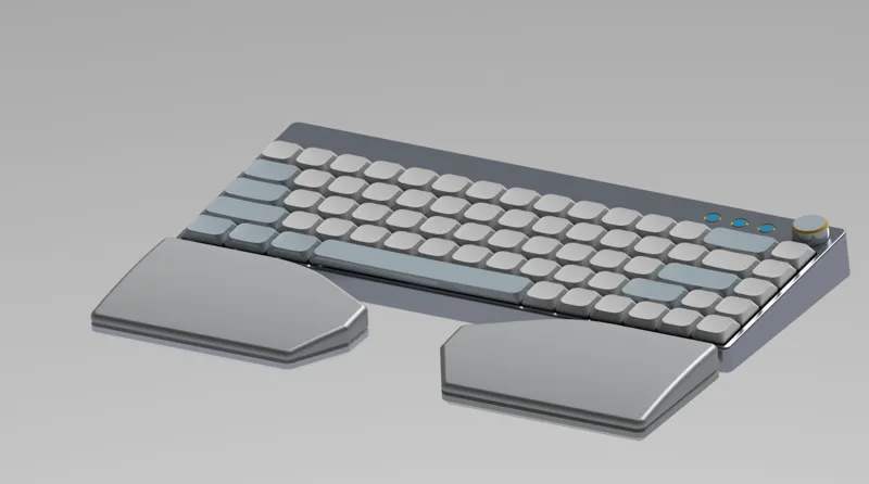 Split storage keyboard rest 分体储物键盘手托