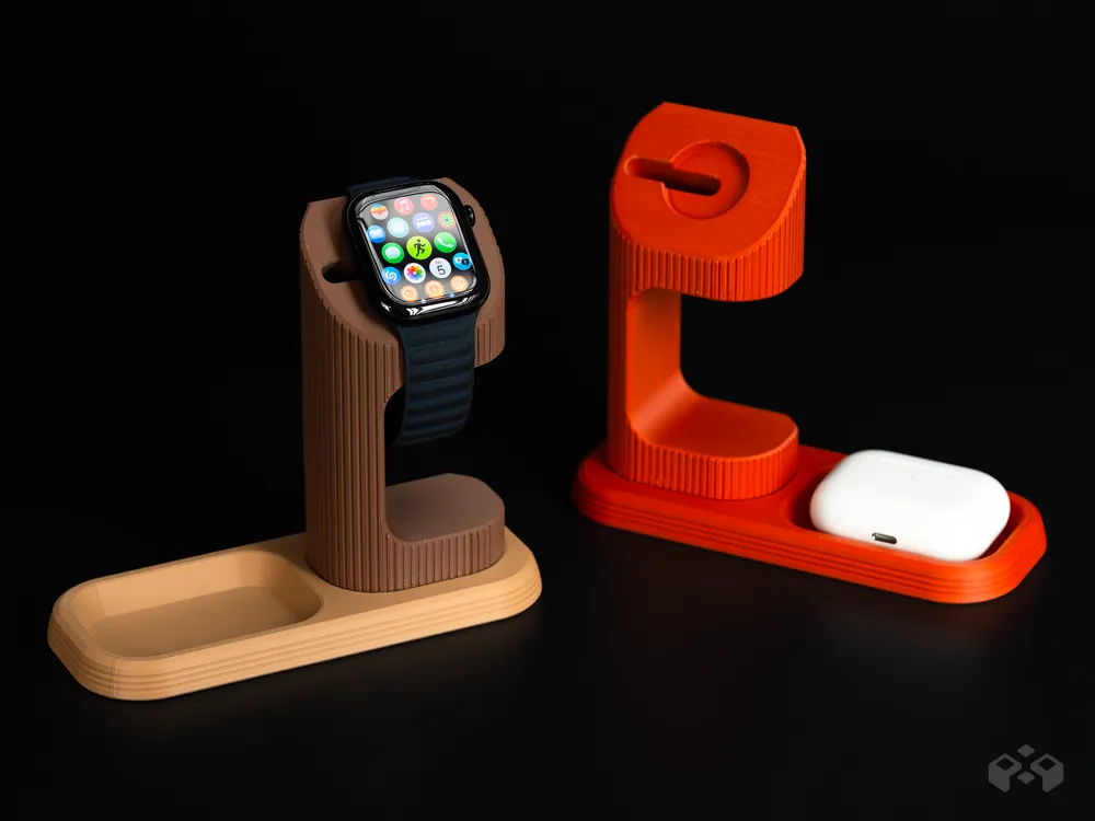 Apple Watch Charging Stand Tray Set - Free 3D Print Model - MakerWorld