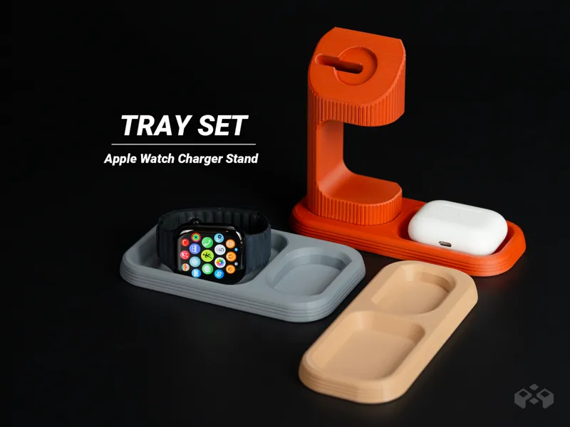 Apple Watch Charging Stand Tray Set