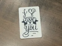 I Love You #3 - 0.2mm layer, 2 walls, 15% infill