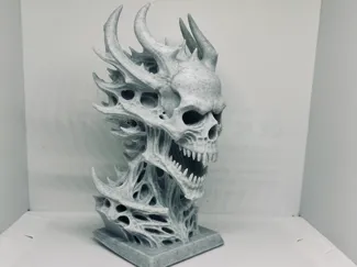 Thorned Revenant skull bust