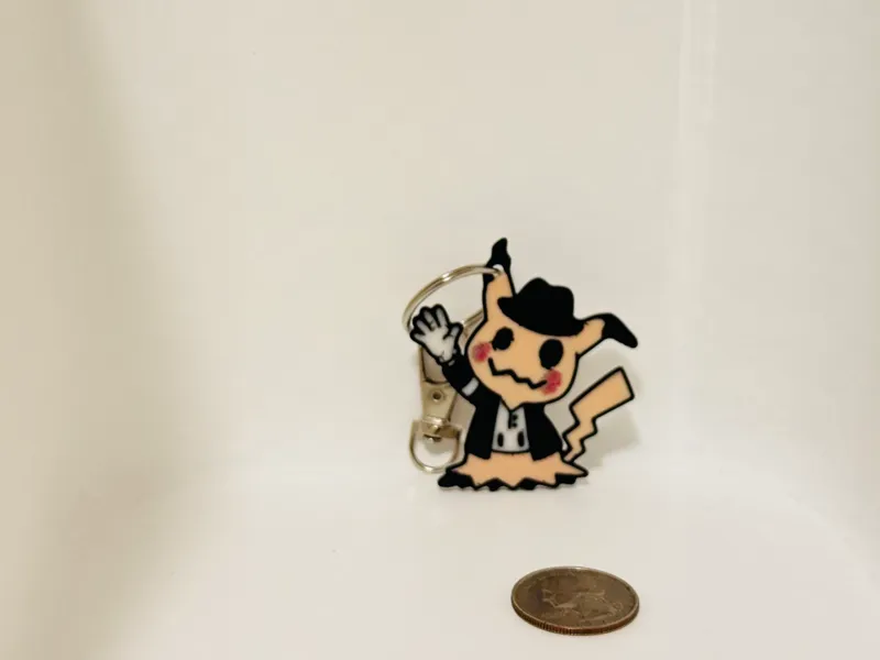 mimikyu MJ glove halloween keychain