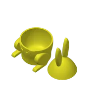 Porte-œuf lapin de Pâques — photo 3