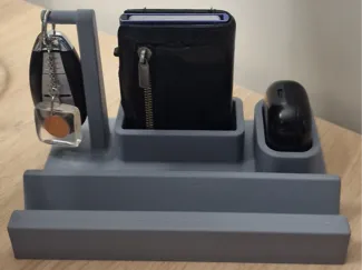 Desk Organizer -Phone-Key-Wallet-Galaxy Buds