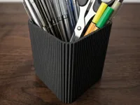 Pot à crayons strié — photo 1