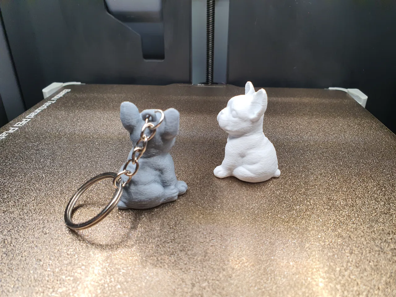 French bulldog Keyring view 2