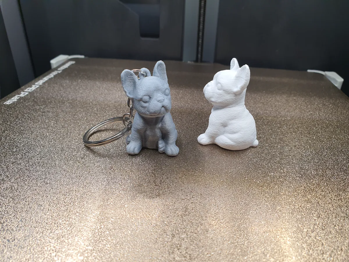 French bulldog Keyring Remixed by Rober7Crow MakerWorld: Download Free 3D Models - 3D model önizlemesi