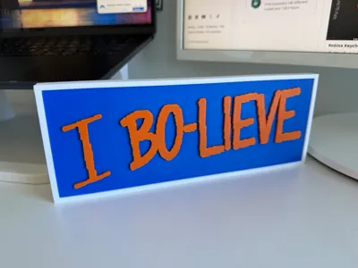 Denver Broncos Bo Nix I Bo-lieve Sign
