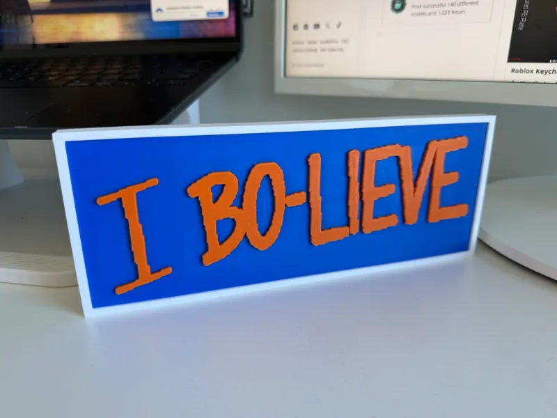 Denver Broncos Bo Nix I Bo-lieve Sign