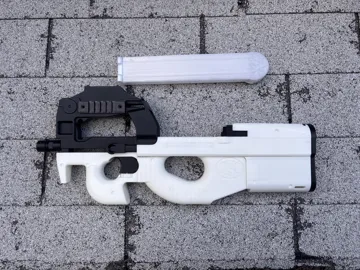Modelo para impresión 3D: FN P90 NATO submachine gun PDW Toy Magazine — vista de referencia 3