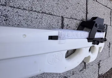Modelo para impresión 3D: FN P90 NATO submachine gun PDW Toy Magazine — vista de referencia 4
