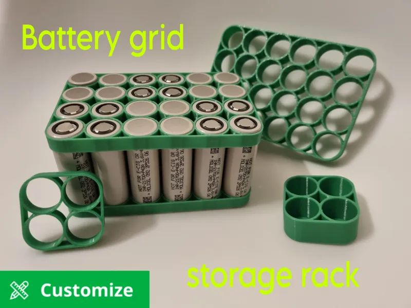Battery Grid Pack & Storage Rack (Standard Types)