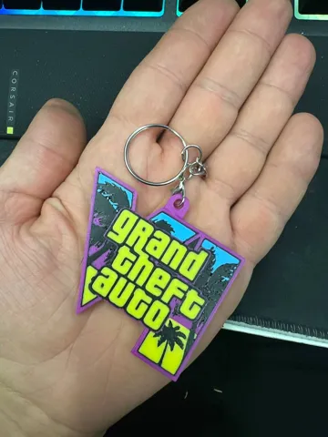 Soporte: GTA 6 Portachiavi Grand Theft Auto VI Porta Chiavi — vista de referencia 4